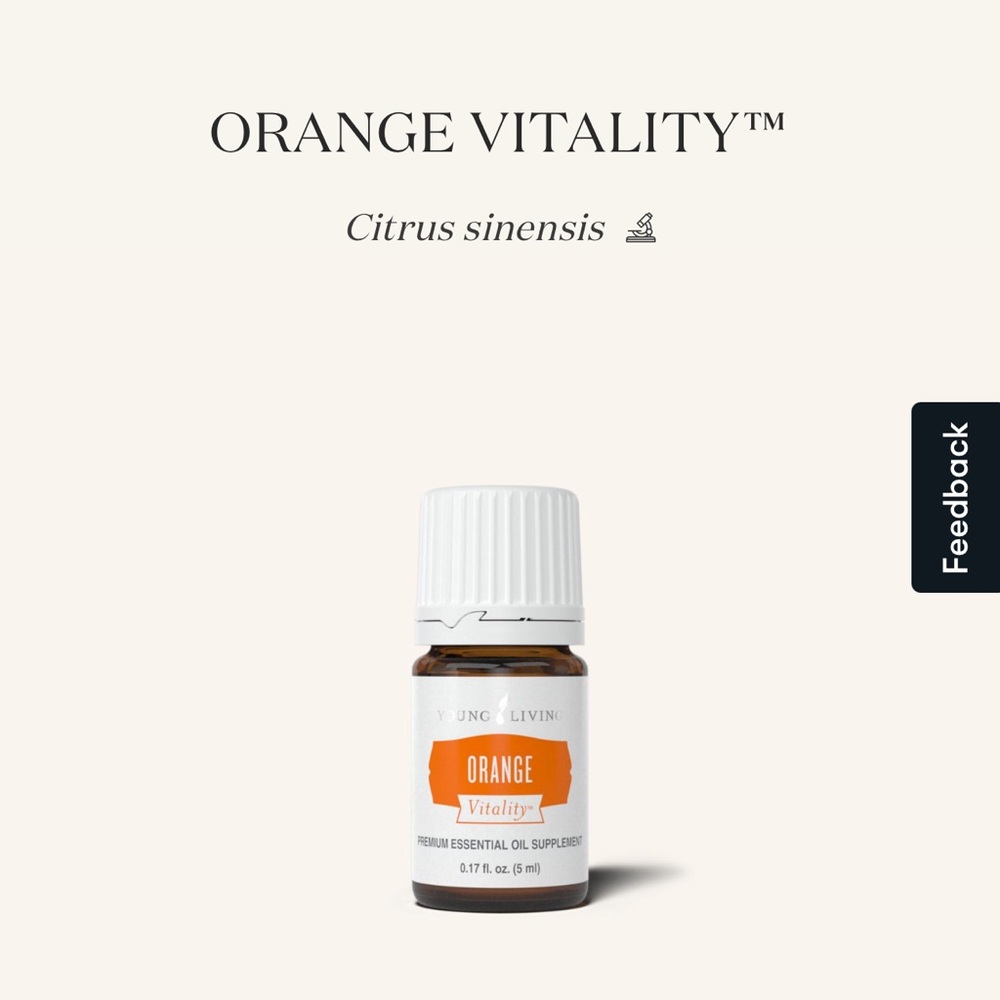 *Buy Now Priced* Young Living Orange Vitality 5ml Essential Oil